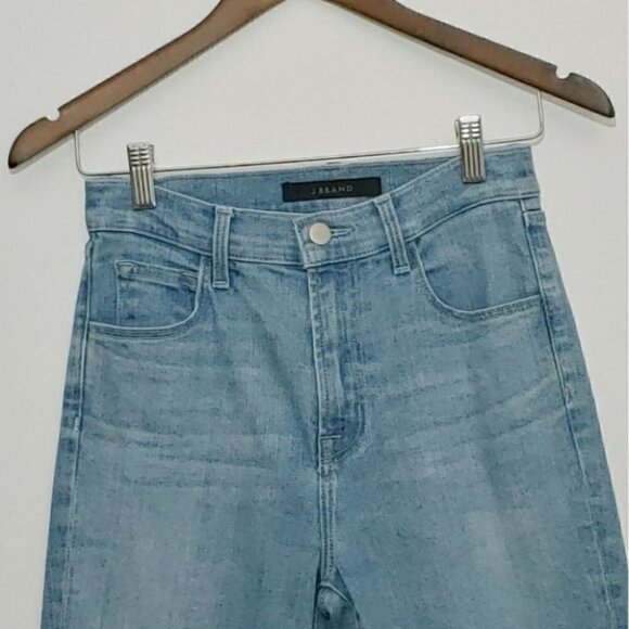 NWT J BRAND Leenah High rise metallic coated skinny ankle jeans - Picture 2 of 12